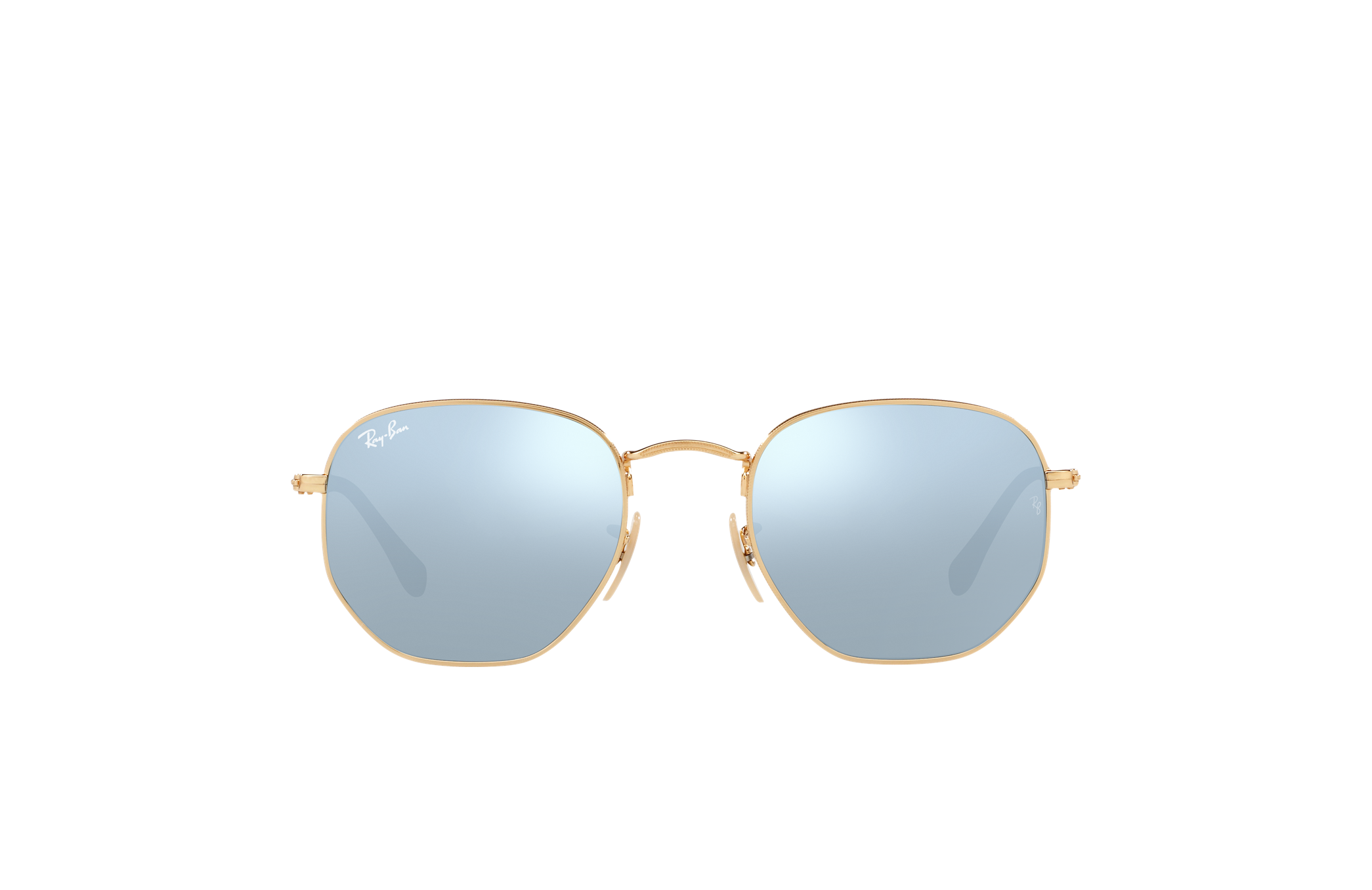 rayban hexagonal flat