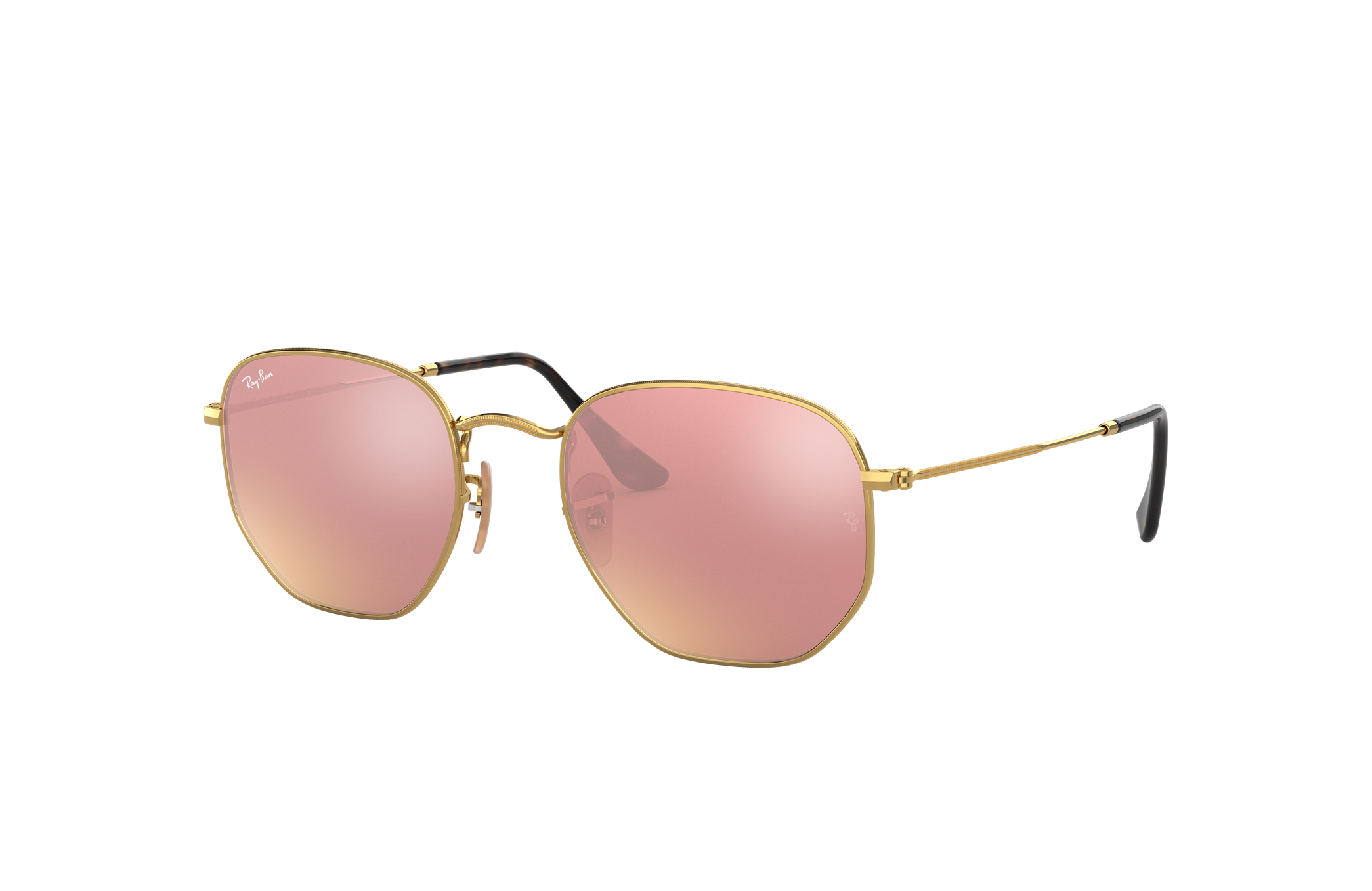 ray ban pink hexagon sunglasses