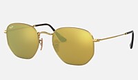 ray-ban 金色 黄色 闪光