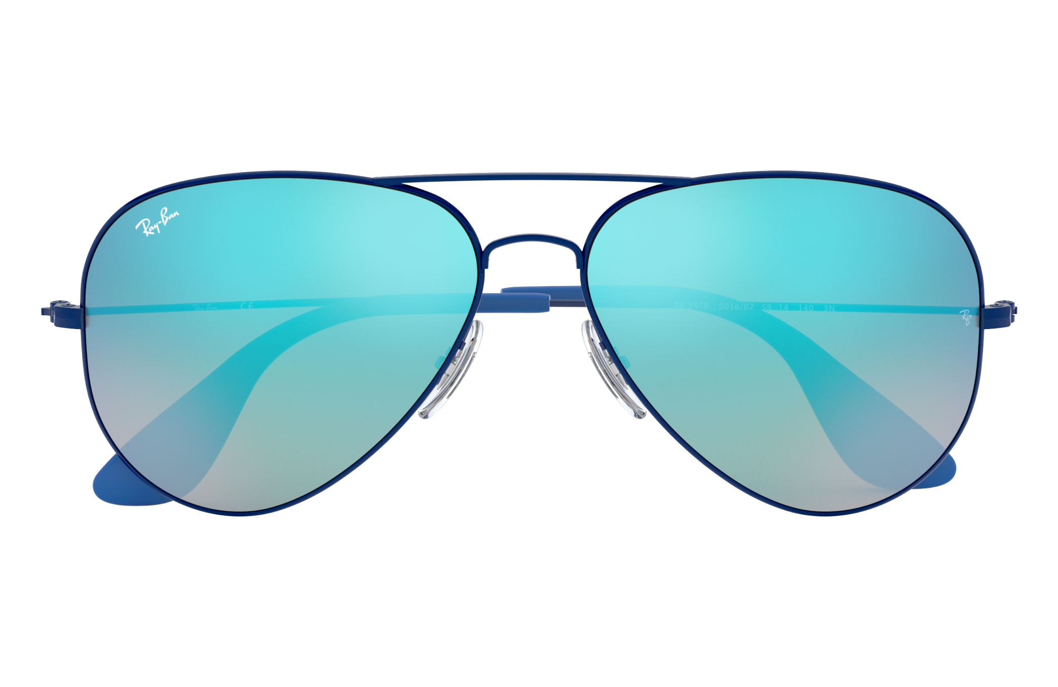 electric blue ray bans