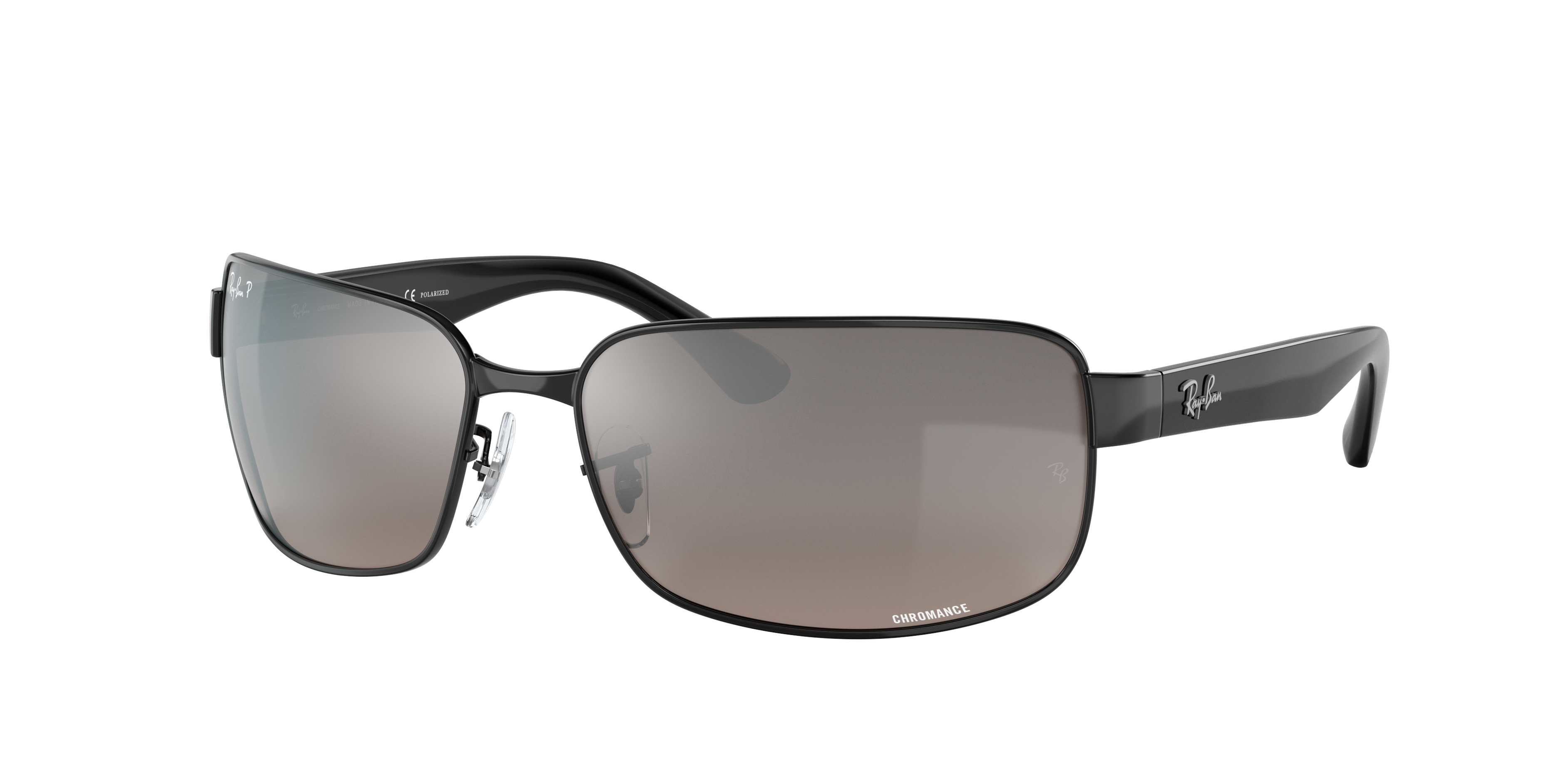 Rb3566ch Chromance Sunglasses in Black and Silver | Ray-Ban®