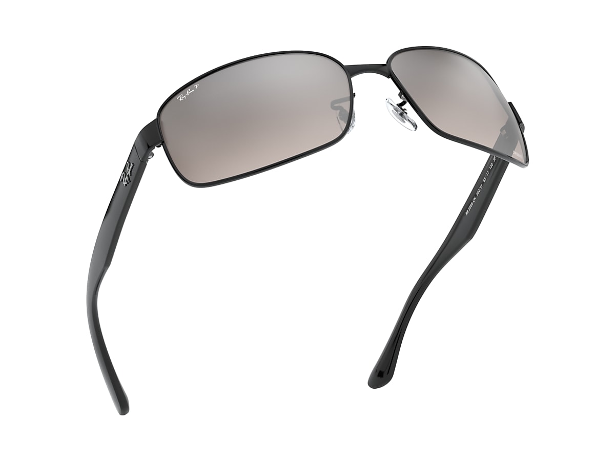 RB3566CH CHROMANCE Sunglasses in Black and Silver RB3566CH Ray Ban US