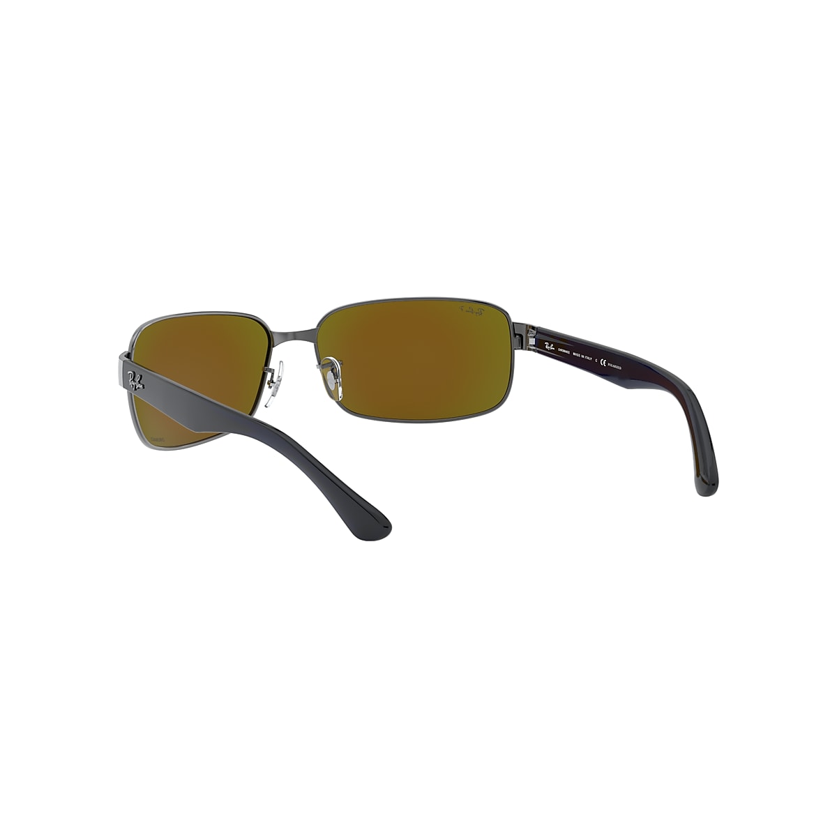 RB3566CH CHROMANCE Sunglasses in Gunmetal and Blue - RB3566CH