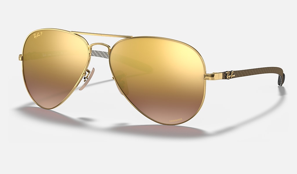 Rb8317ch Chromance Sunglasses in Gold and Purple | Ray-Ban®