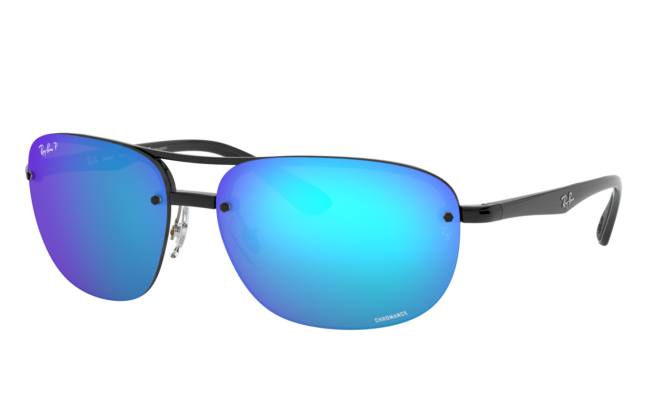 Rb4275ch Chromance Sunglasses in Black and Blue | Ray-Ban®