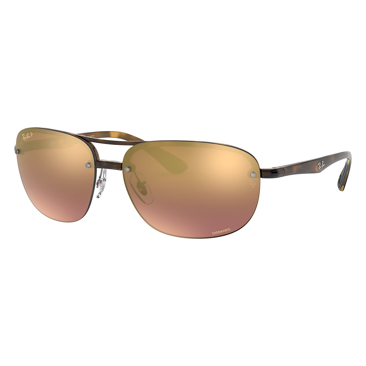 RB4275CH CHROMANCE Sunglasses in Havana Claro and Violeta