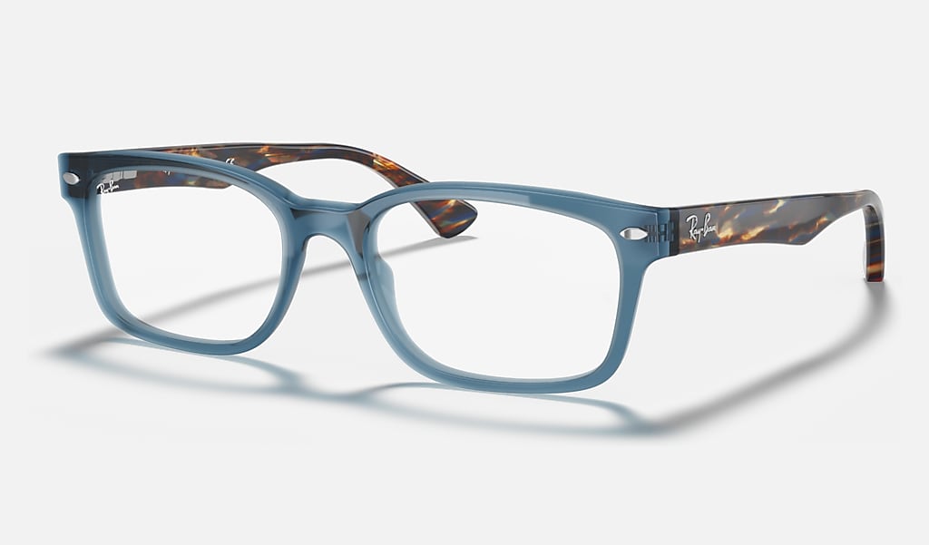 sirene doen alsof vingerafdruk Rb5286 Optics Eyeglasses with Transparent Blue Frame | Ray-Ban®
