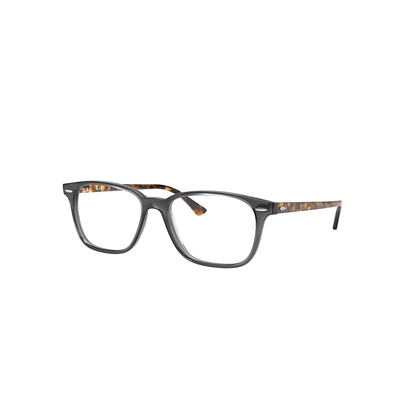 Ray-Ban Rb7119 Optics Eyeglasses Grey Frame Clear Lenses Polarized 55-17