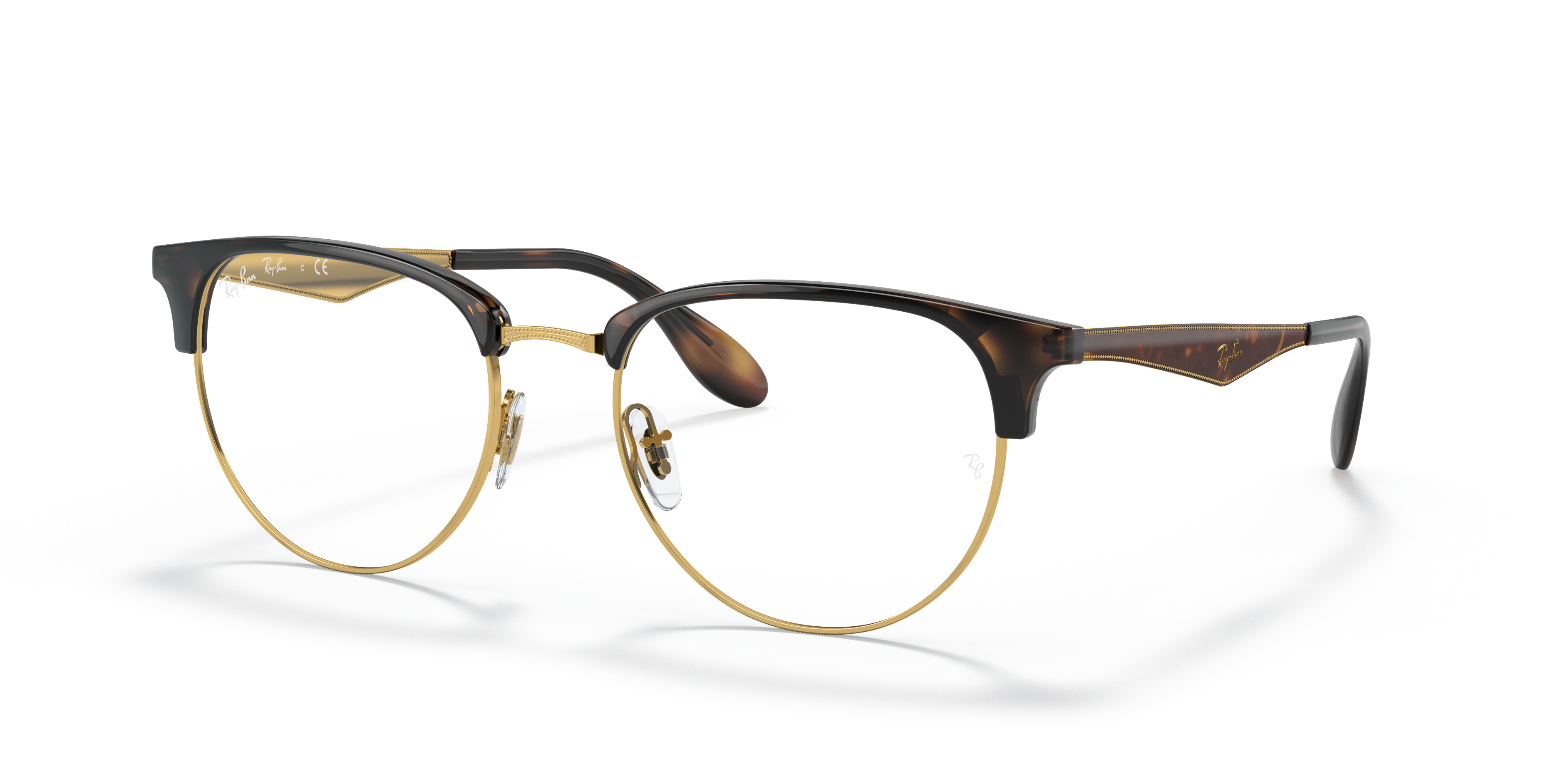 black and gold ray ban prescription glasses