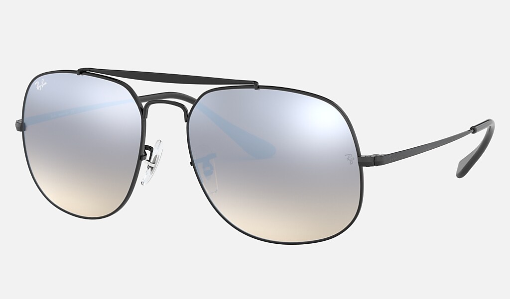 General Sunglasses in Black and Silver | Ray-Ban®