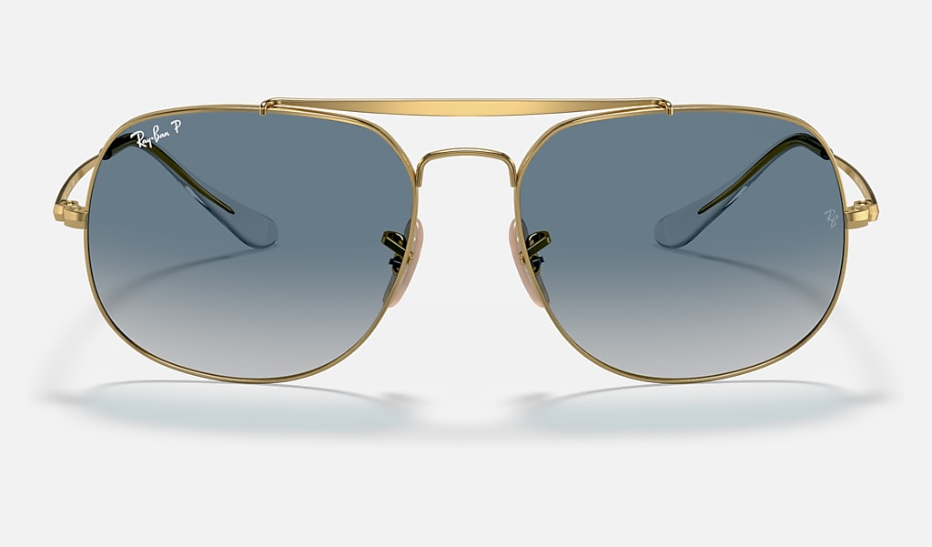 General Sunglasses in Gold and Light Blue | Ray-Ban®