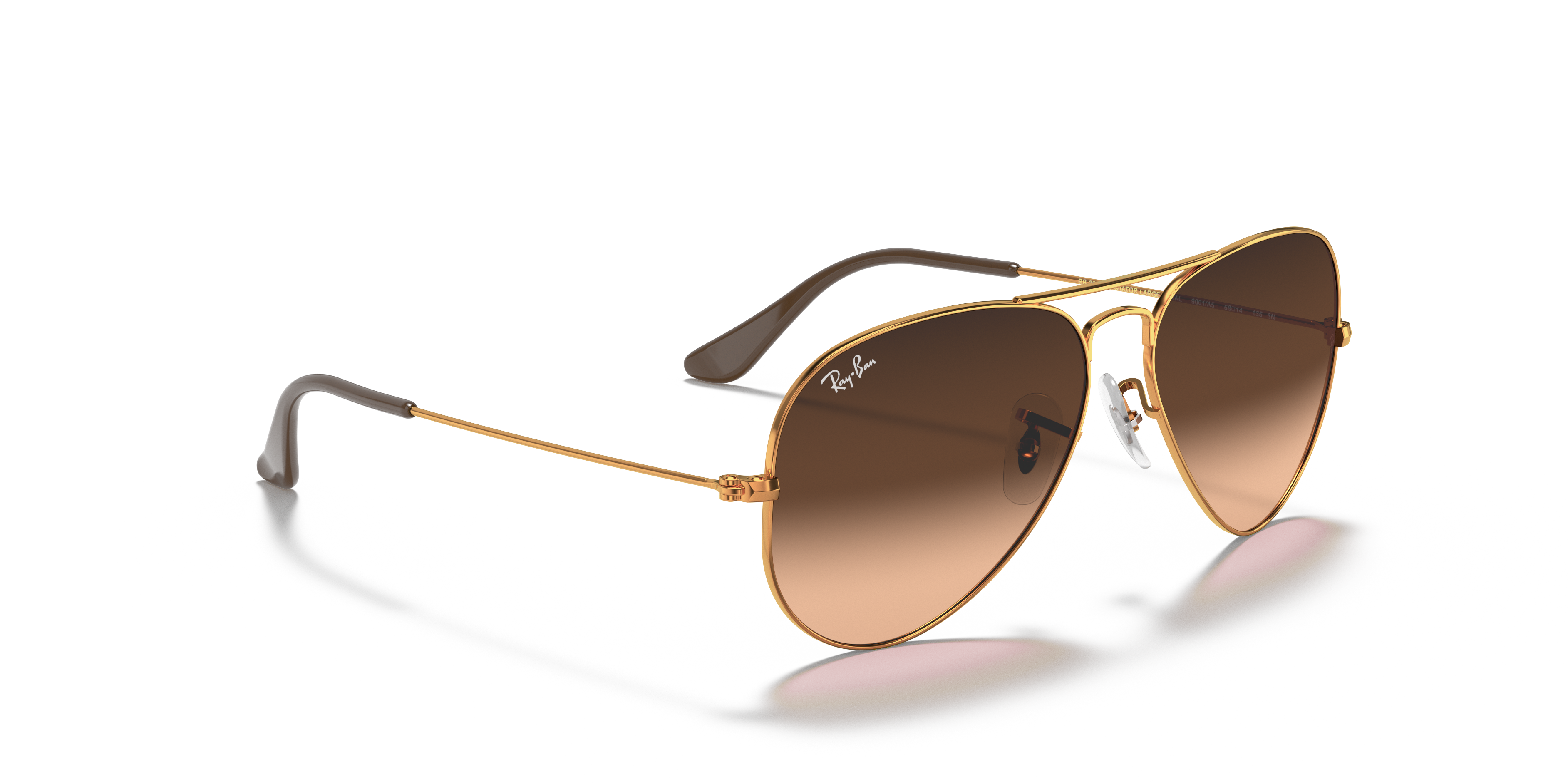 ray ban 57mm pilot sunglasses