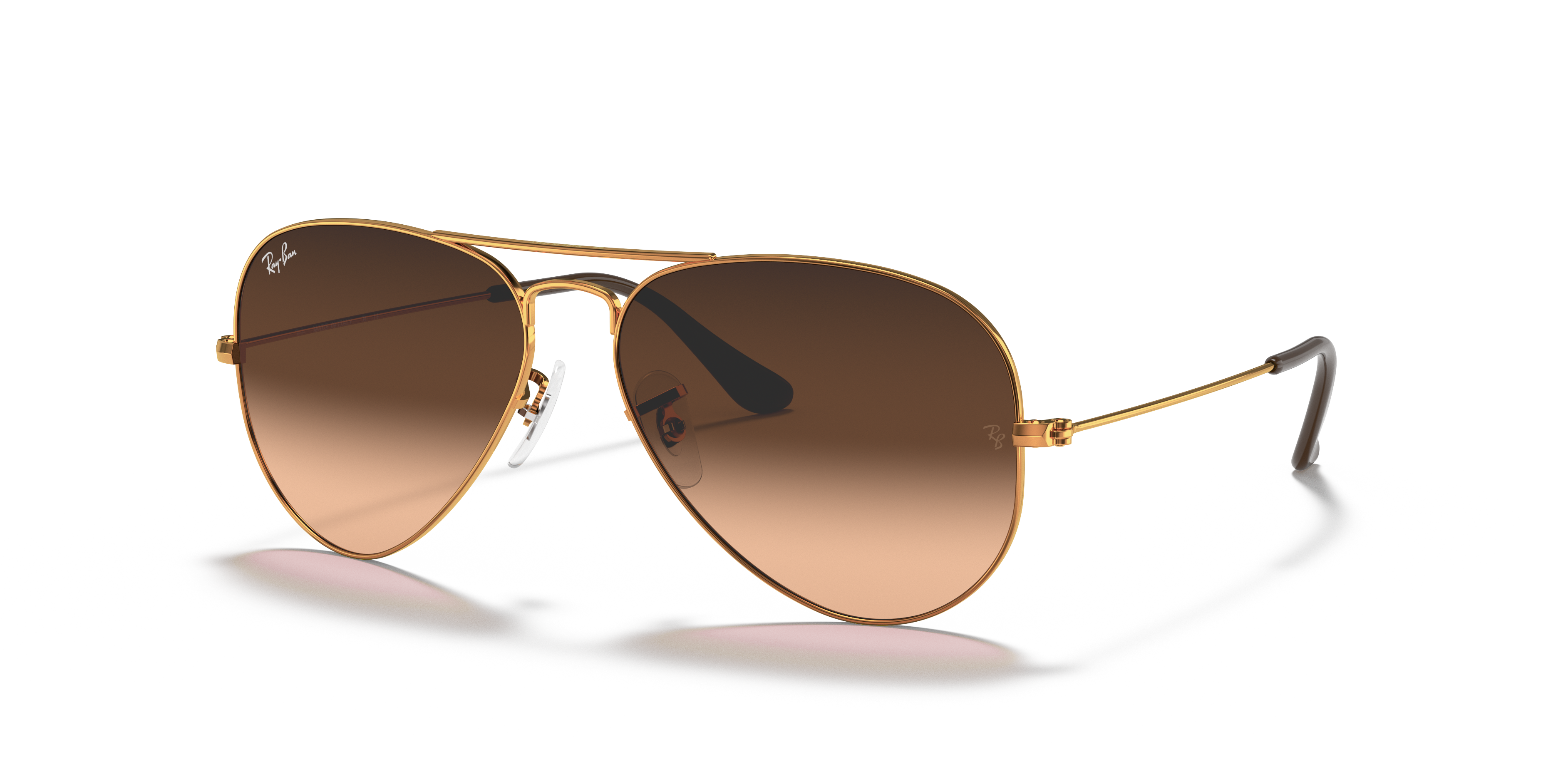 ray ban aviators brown