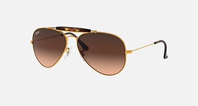 OUTDOORSMAN II Sunglasses in Light Bronze and Pink/Brown Gradient