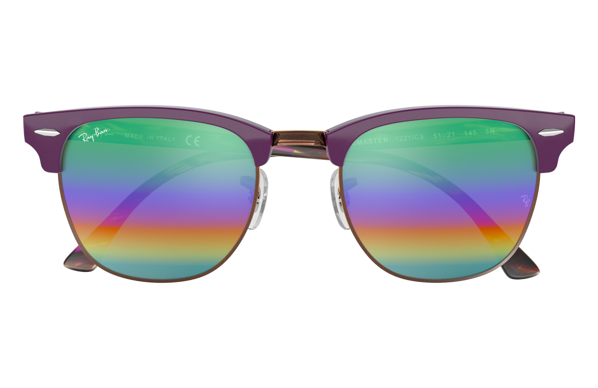 clubmaster mineral flash lenses