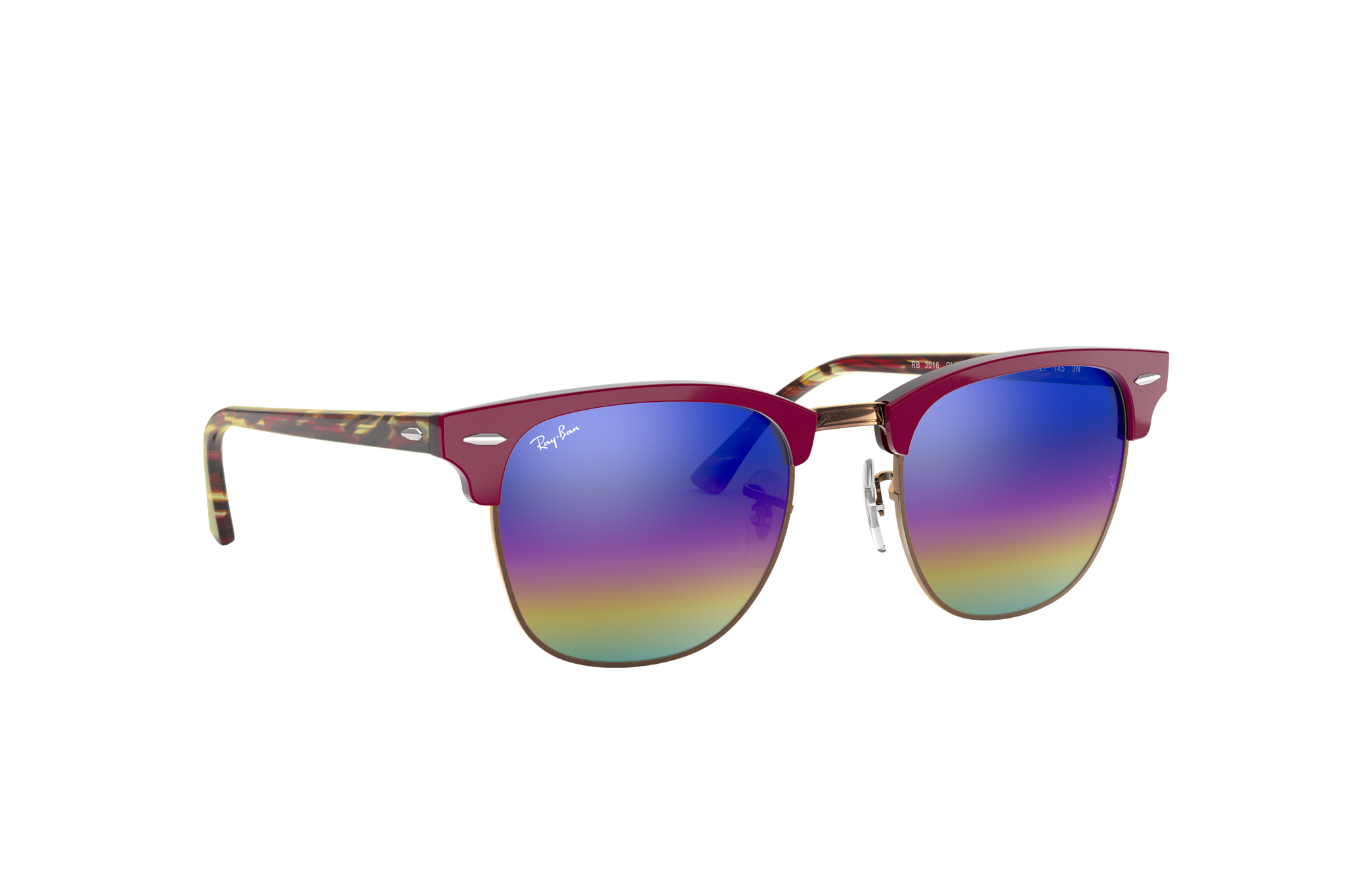 ray ban clubmaster rainbow