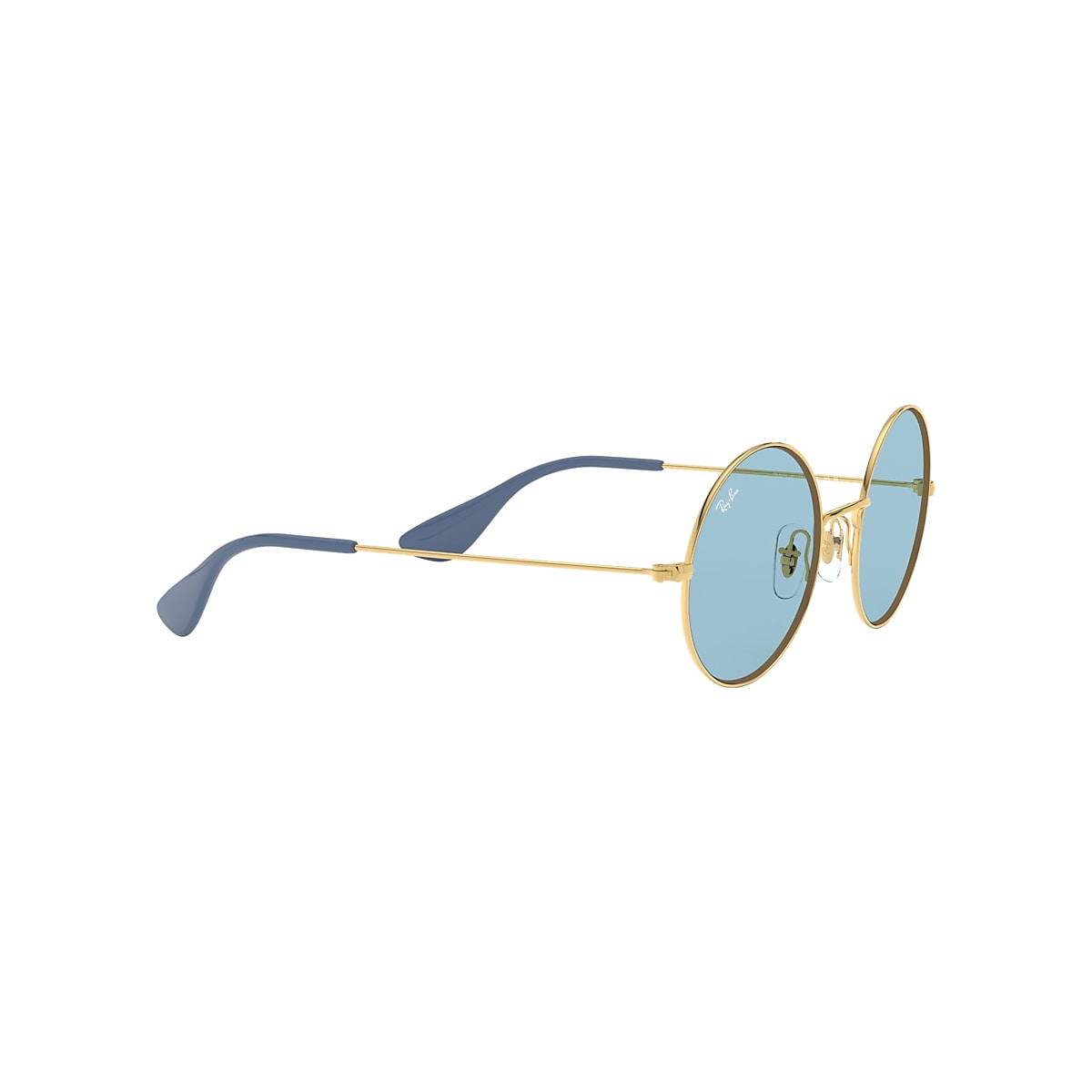 Nevertheless Withdrawal Pebble JA-JO Sunglasses in Gold and Light Blue - RB3592 | Ray-Ban® US