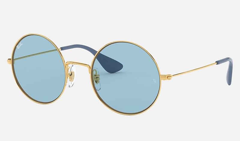 JA-JO Sunglasses in Gold and Light Blue - RB3592 | Ray-Ban® US