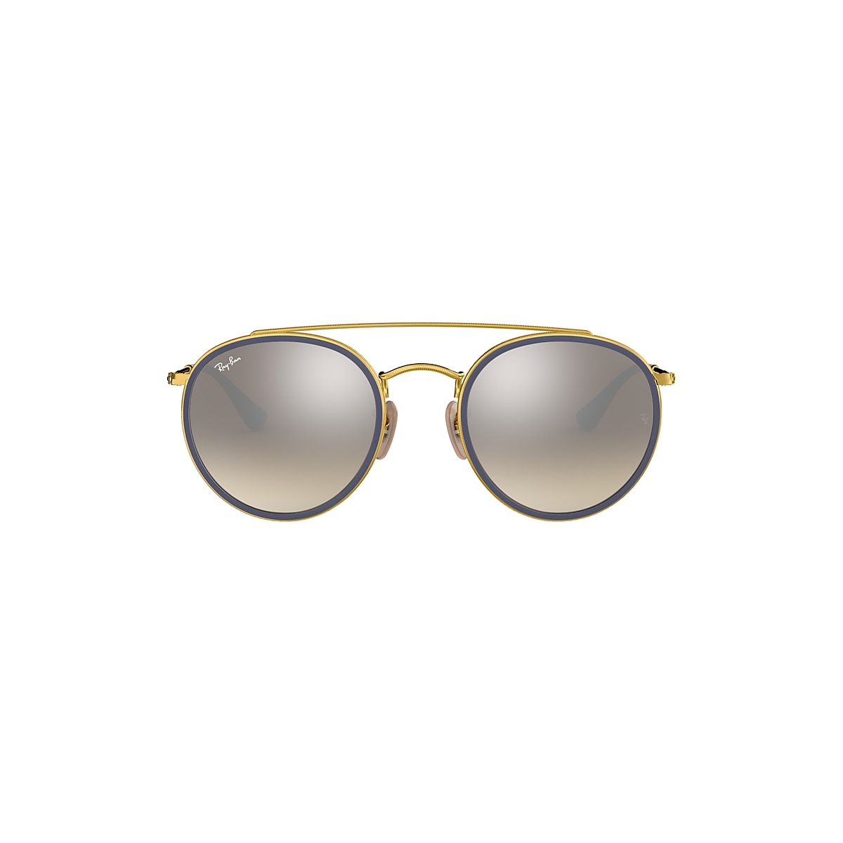Seizoen Zuiver Cordelia Round Double Bridge Sunglasses in Gold and Silver | Ray-Ban®