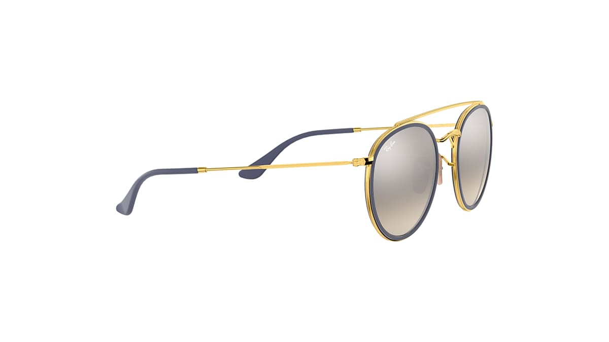 ROUND DOUBLE BRIDGE Sunglasses in Gold and Silver - Ray-Ban