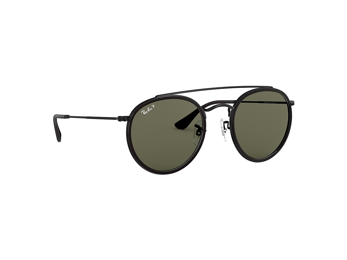 Black double hotsell bridge ray bans