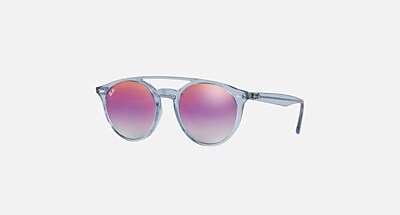 Ray-Ban RB4295ーF RB4279 Sunglasses in Yellow and Blue/Violet Gradient Mirror (51-20