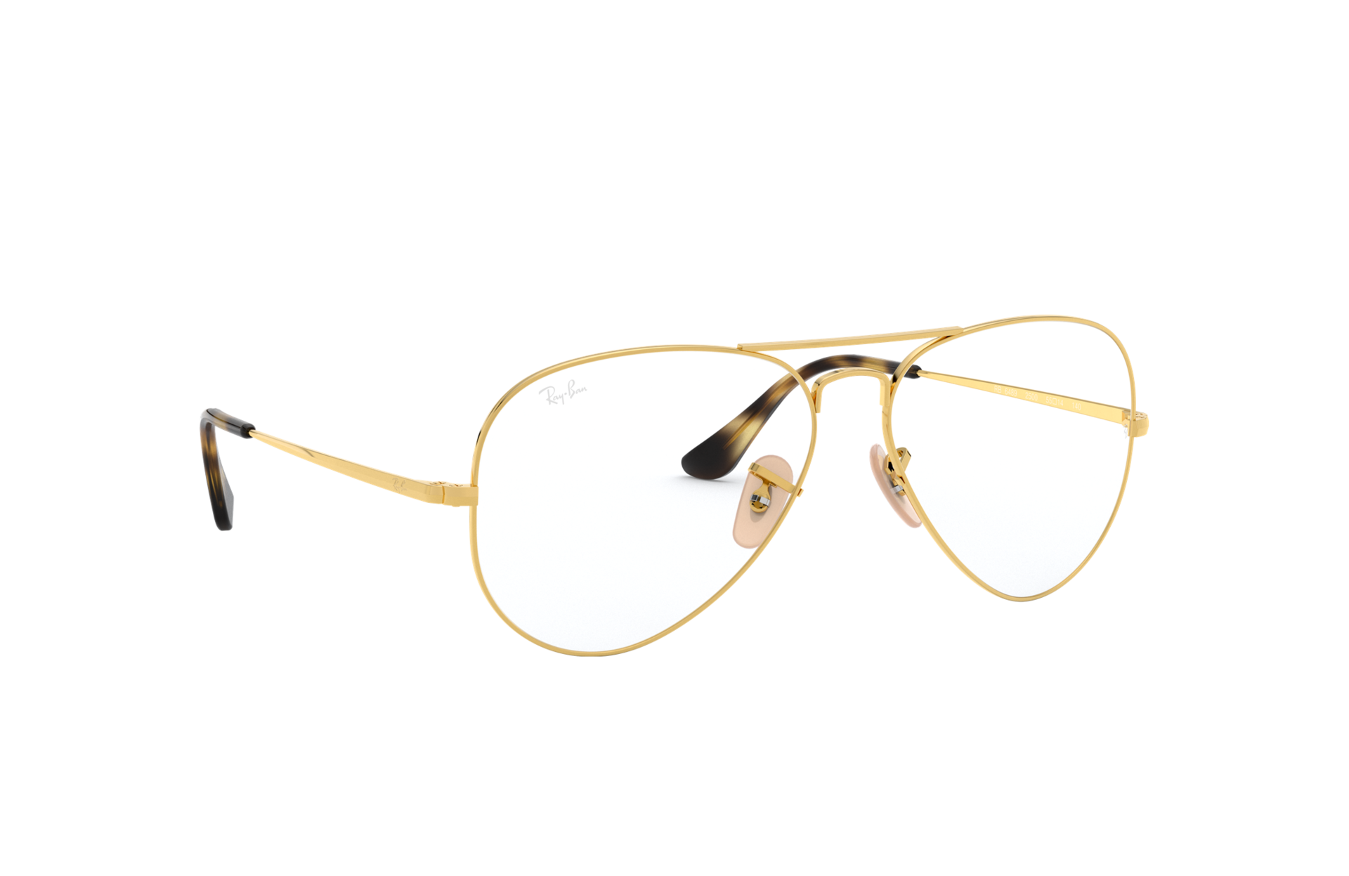 Aviator Optics Eyeglasses with Gold Frame | Ray-Ban®
