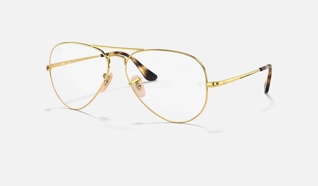 Aviator Optics Eyeglasses with Gold Frame - RB6489 | Ray-Ban® CA