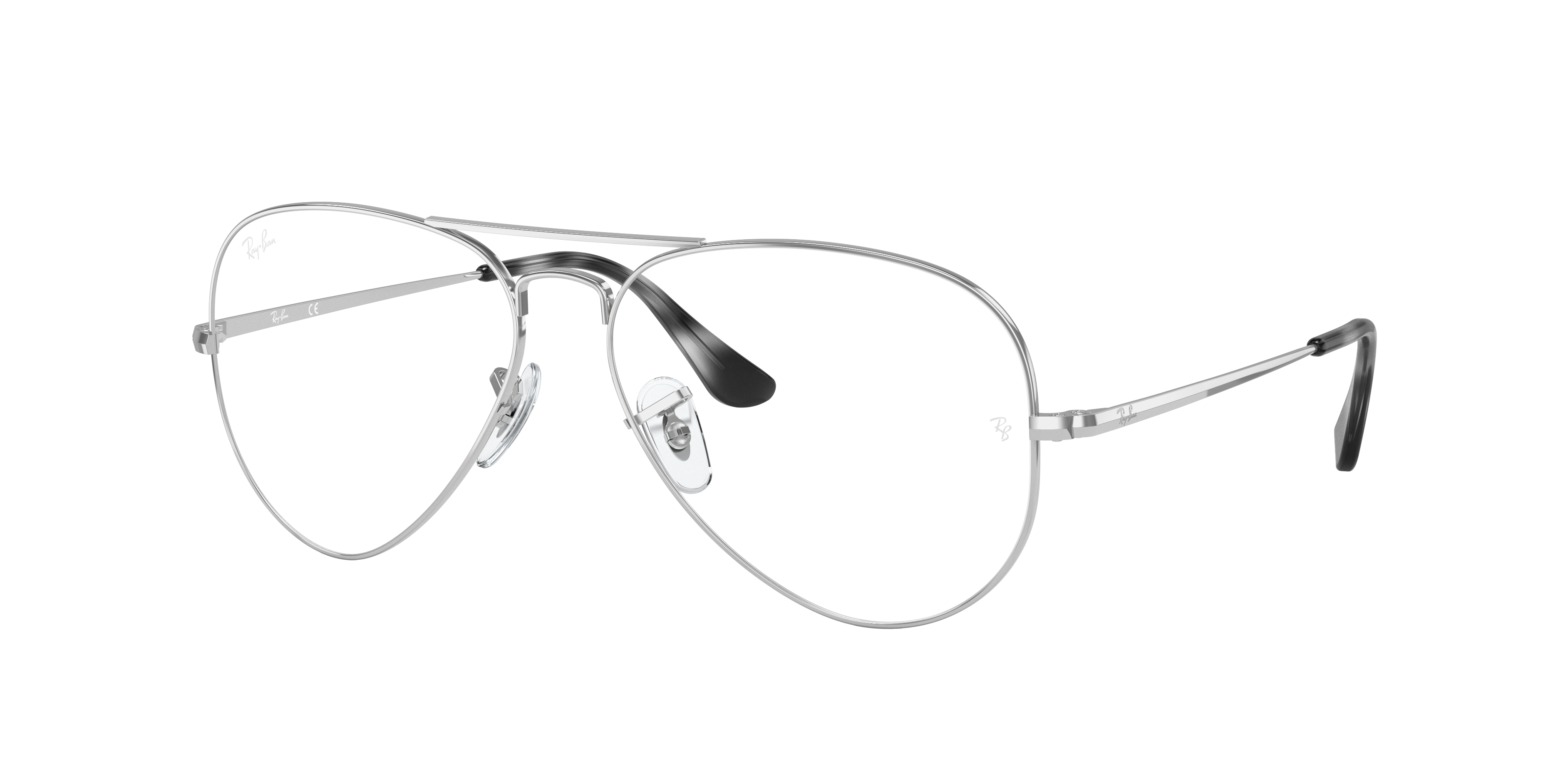 Prestige Bijna dood Symfonie Aviator Optics brillen met Zilver montuur | Ray-Ban®