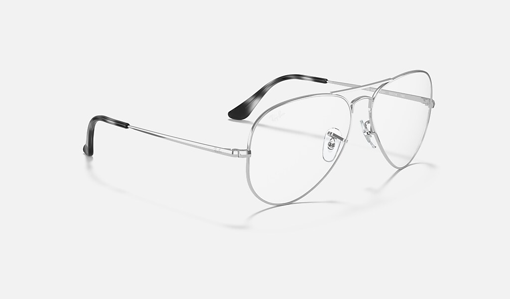 schot Aanbeveling beginnen Aviator Optics Eyeglasses with Silver Frame | Ray-Ban®