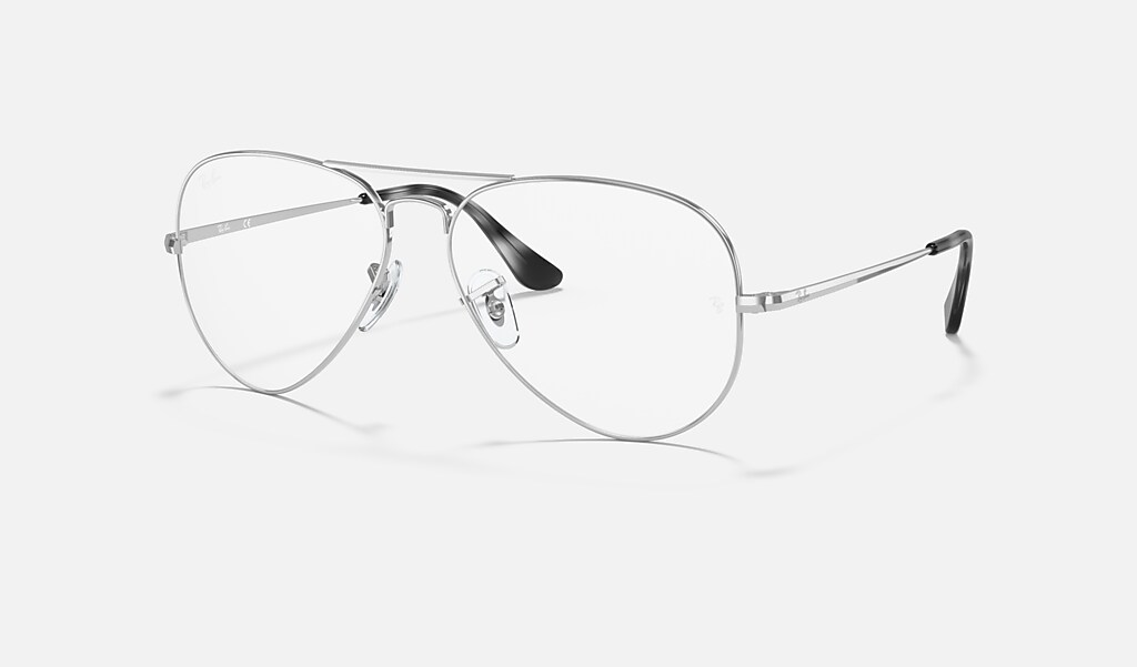 Renderen Zilver zien Aviator Optics brillen met Zilver montuur | Ray-Ban®