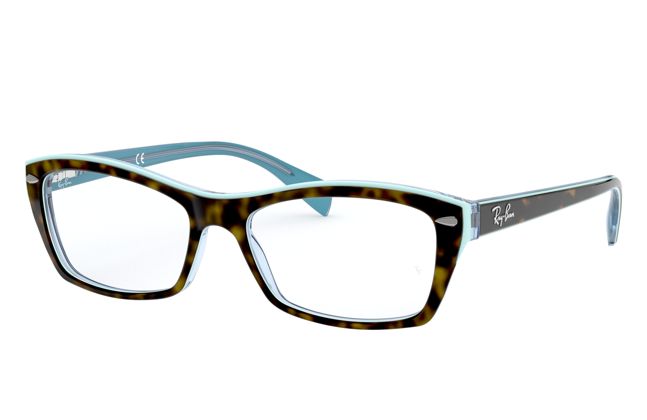 ray ban blue tortoise shell glasses