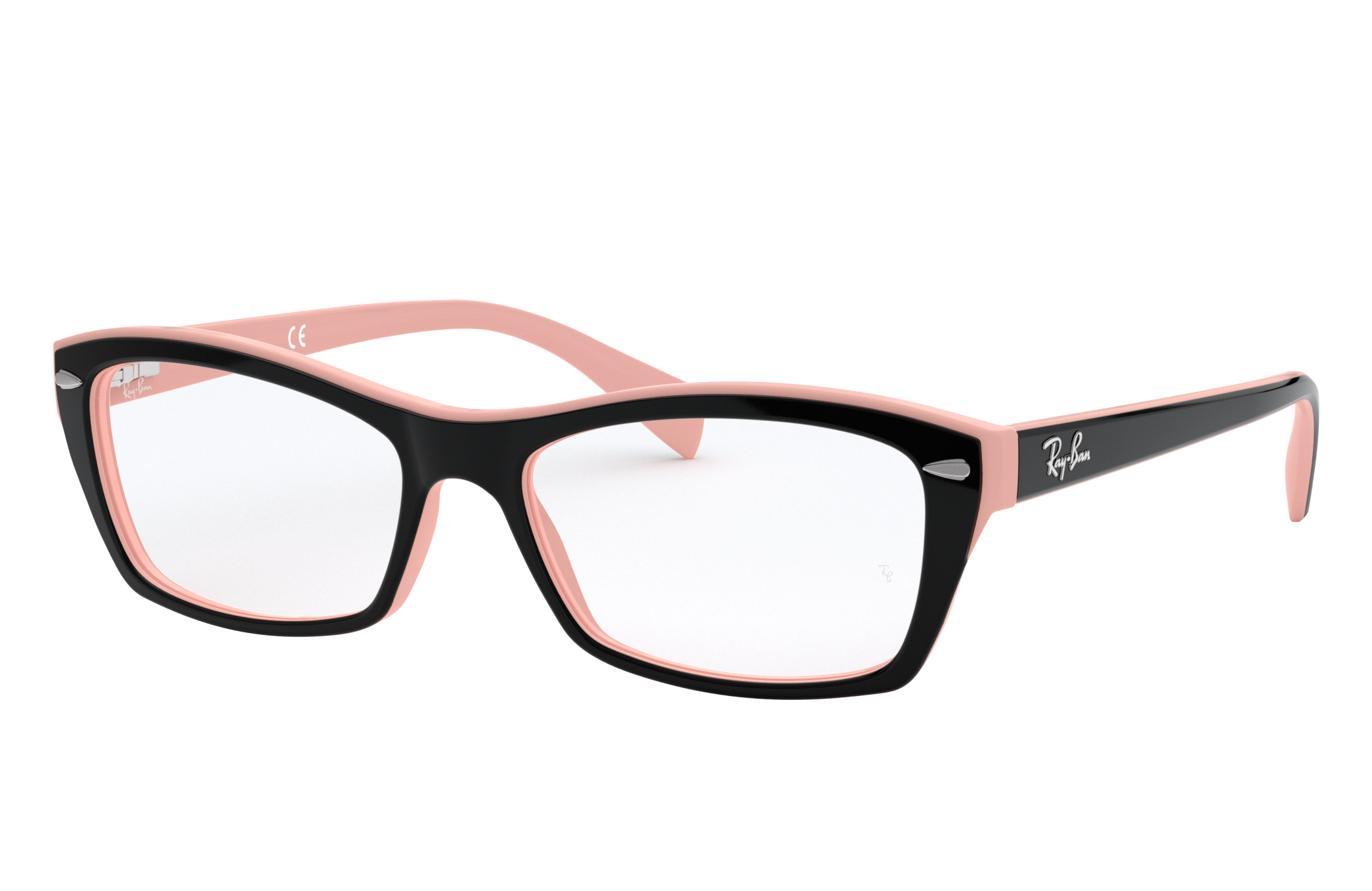 pink and black ray bans