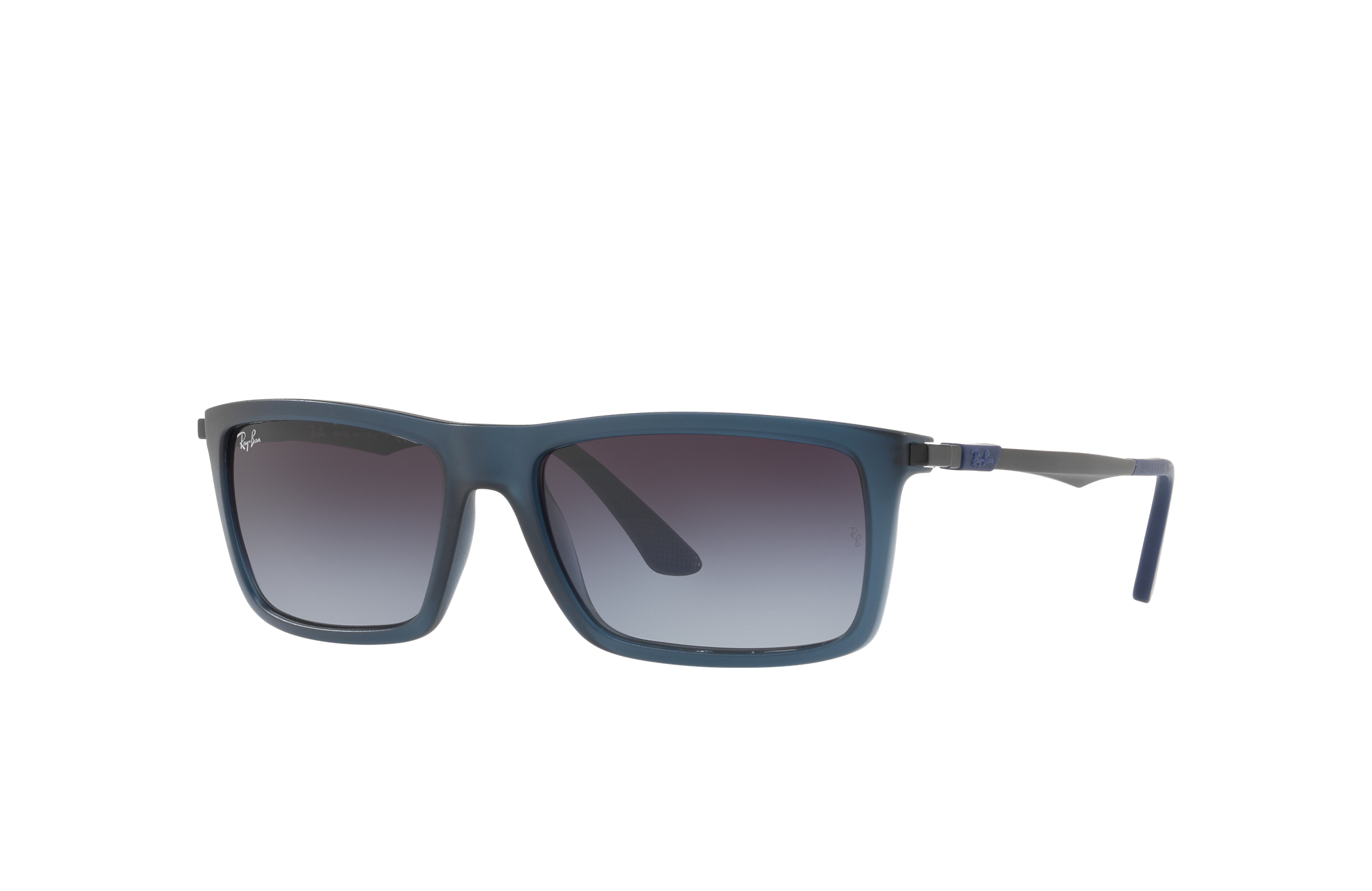 blue grey ray ban lenses