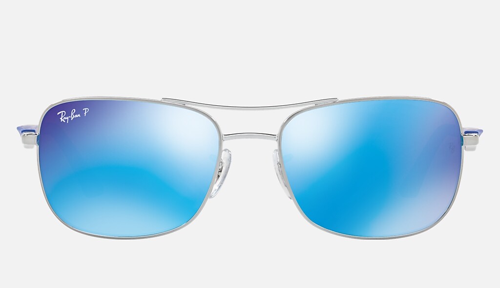 Rb3515 Sunglasses in Gunmetal and Blue | Ray-Ban®