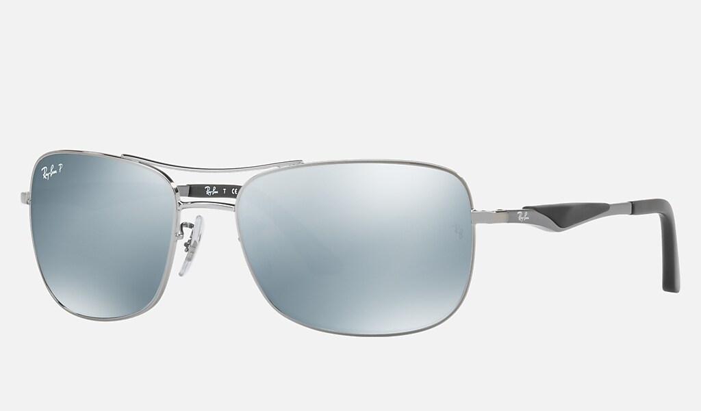 Rb3515 Sunglasses in Gunmetal and Silver | Ray-Ban®