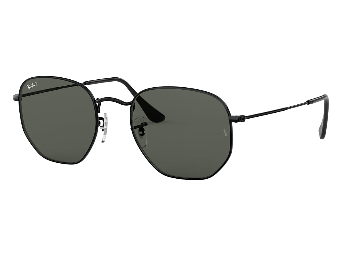HEXAGONAL FLAT LENSES Sunglasses in Black Green - RB3548N | US