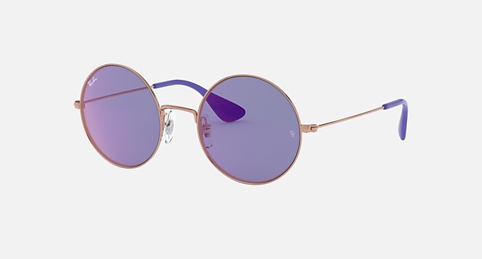 JA-JO Sunglasses in Bronze-Copper and Dark Violet Classic - RB3592