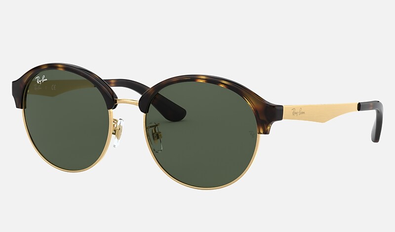 RB3564D Sunglasses in Brushed Gold and Green - RB3564D | Ray-Ban®