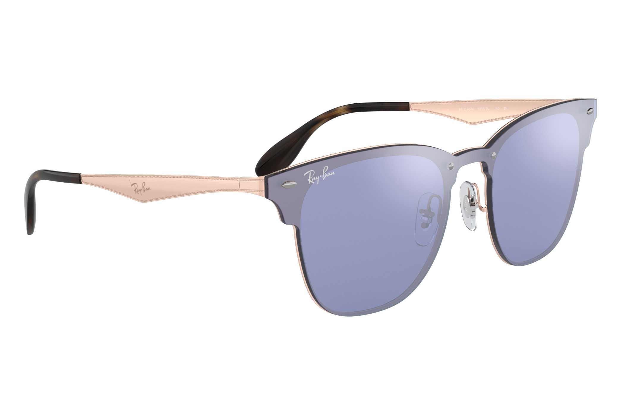 ray ban blaze clubmaster violet