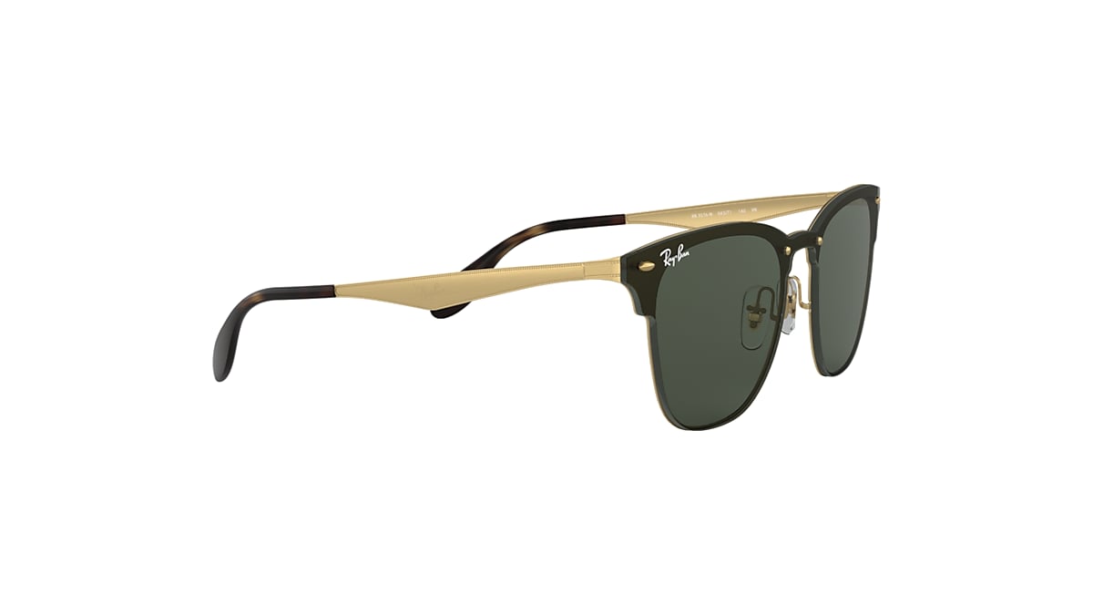 BLAZE CLUBMASTER Sunglasses in Gold and Green - RB3576N | Ray-Ban® US