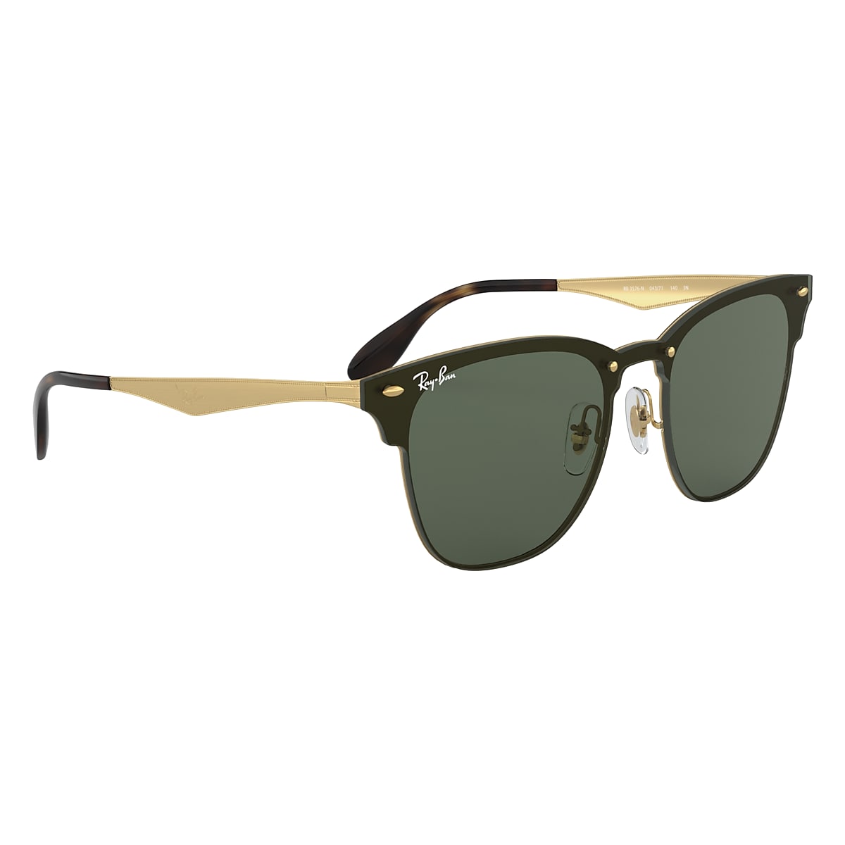 BLAZE CLUBMASTER Sunglasses in Gold and Green - RB3576N | Ray-Ban® US