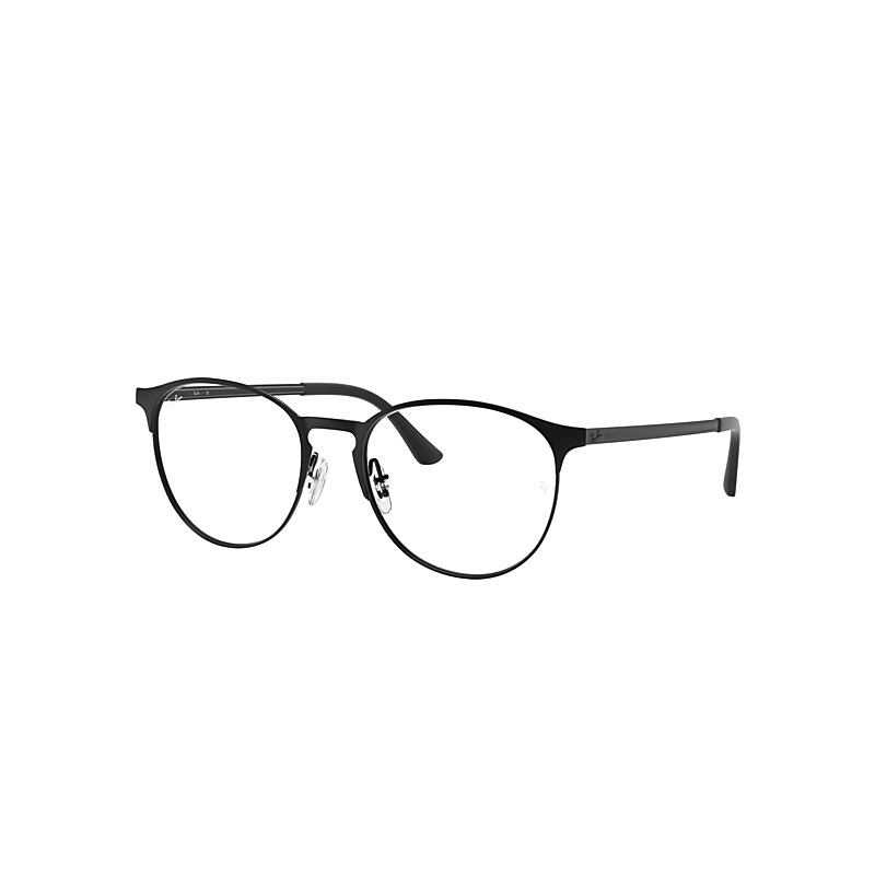 Ray-Ban Rb6375 Optics Eyeglasses Black Frame Clear Lenses Polarized 53-18