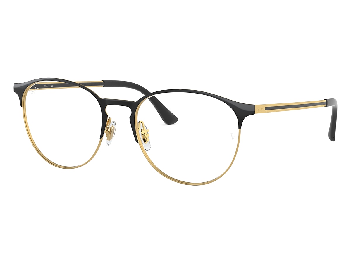 RB6375 OPTICS Eyeglasses with Black On Gold Frame - RB6375