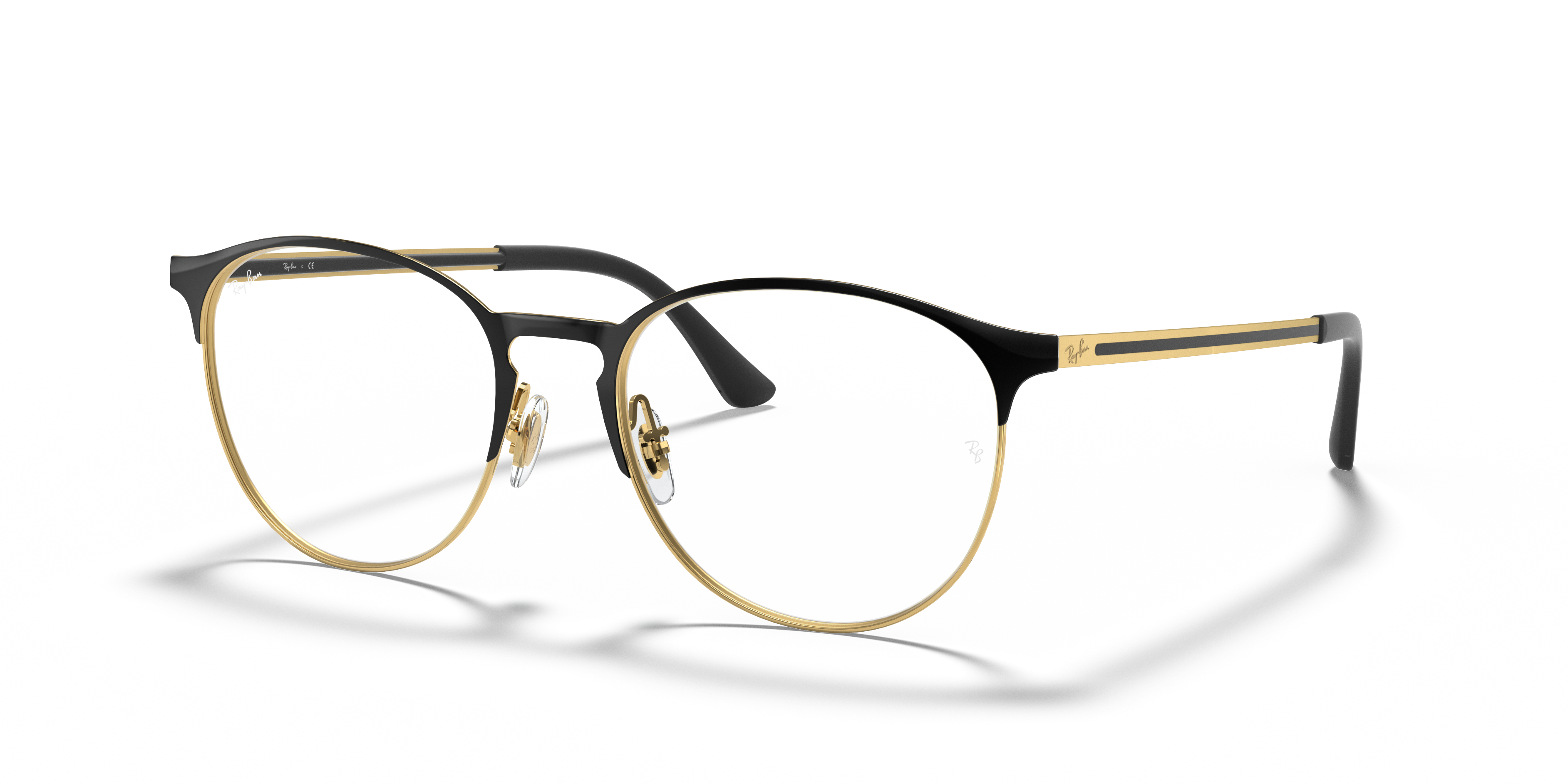 Rb6375 Optics Eyeglasses with Black On Gold Frame | Ray-Ban®