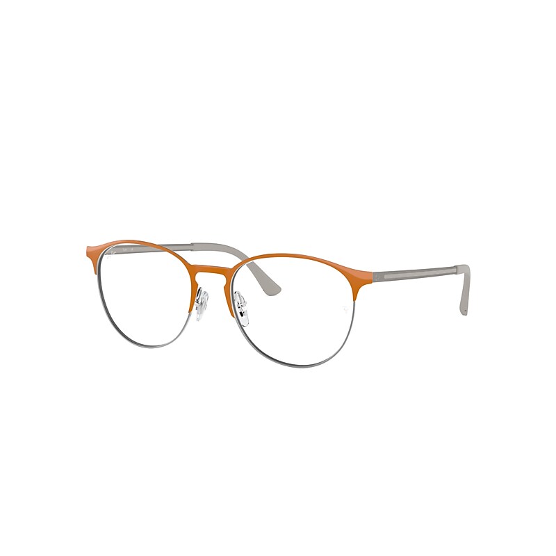 Ray-Ban Rb6375 Optics Eyeglasses Grey Frame Clear Lenses Polarized 51-18