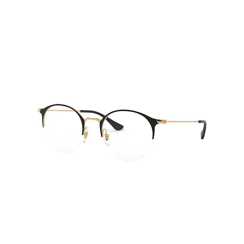 Ray-Ban Rb3578v Eyeglasses Gold Frame Clear Lenses Polarized 48-22