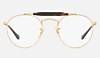 ray-ban 雷朋 光学眼镜 rb3747v 金色 - 金属 - 0rx3747v250050 | ray
