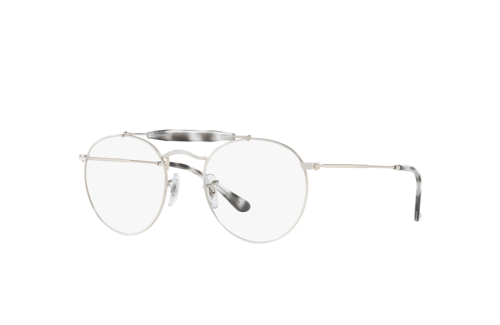 ray ban glasses silver