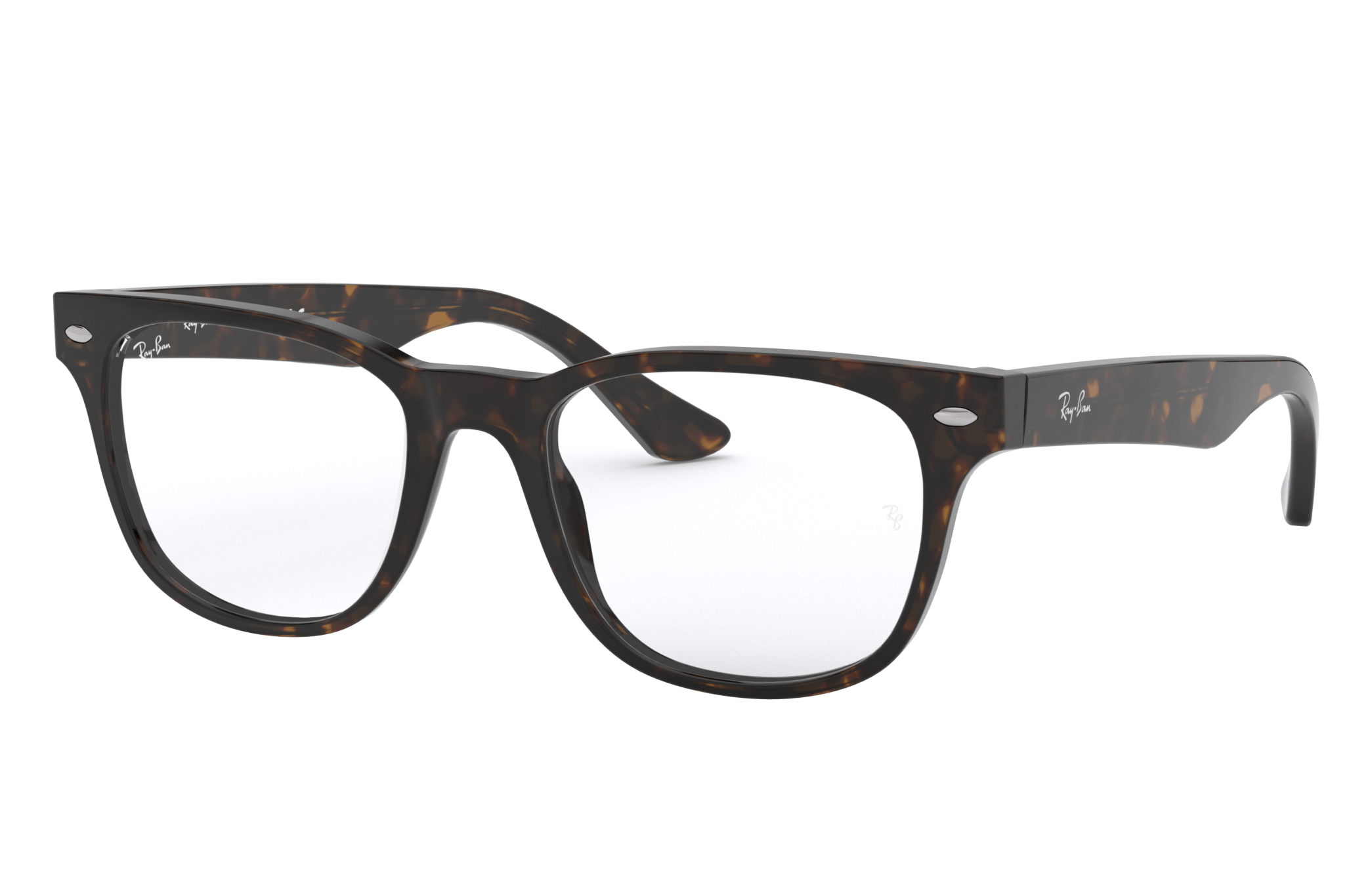 ray ban brown hexagonal